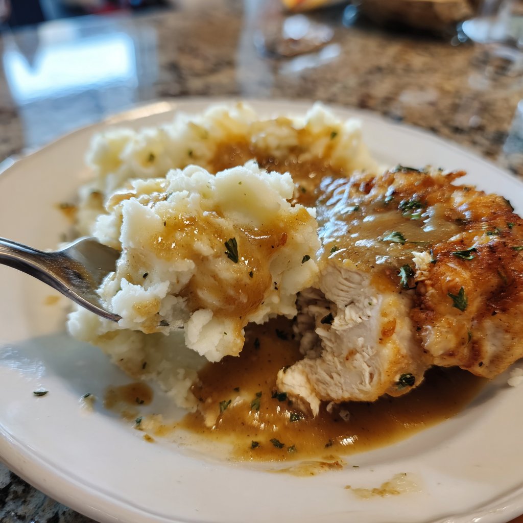 Comfort Food Chicken And Mashed Potatoes