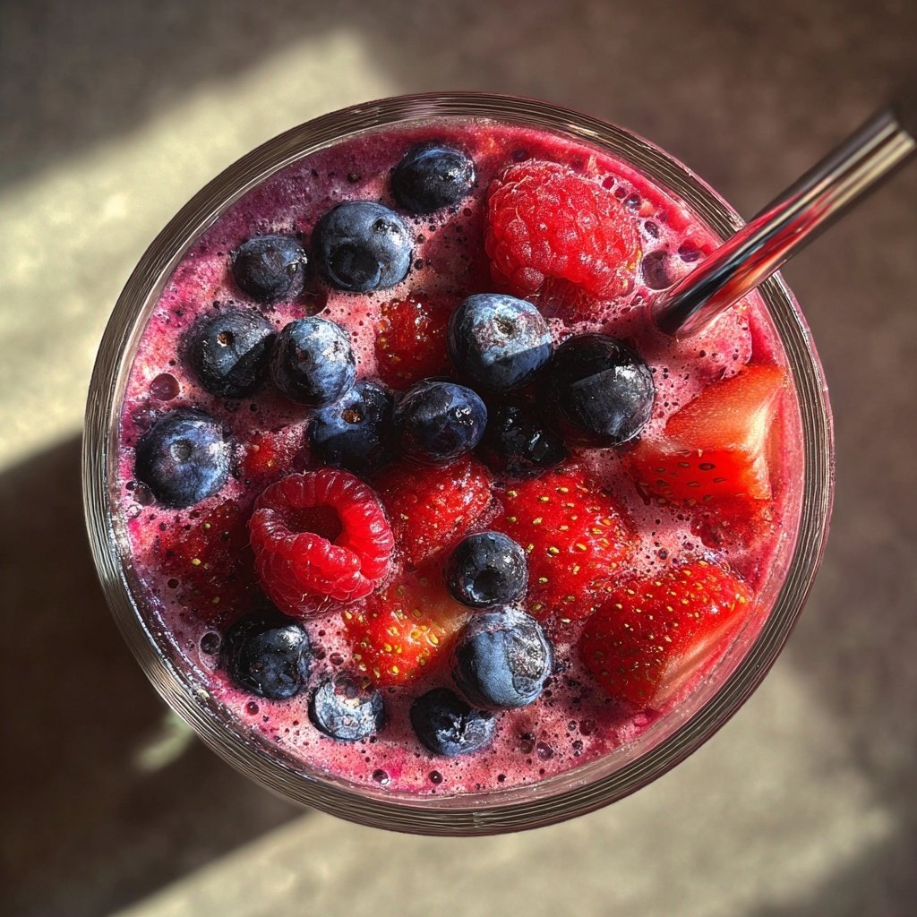 Mixed Berry Morning Smoothie