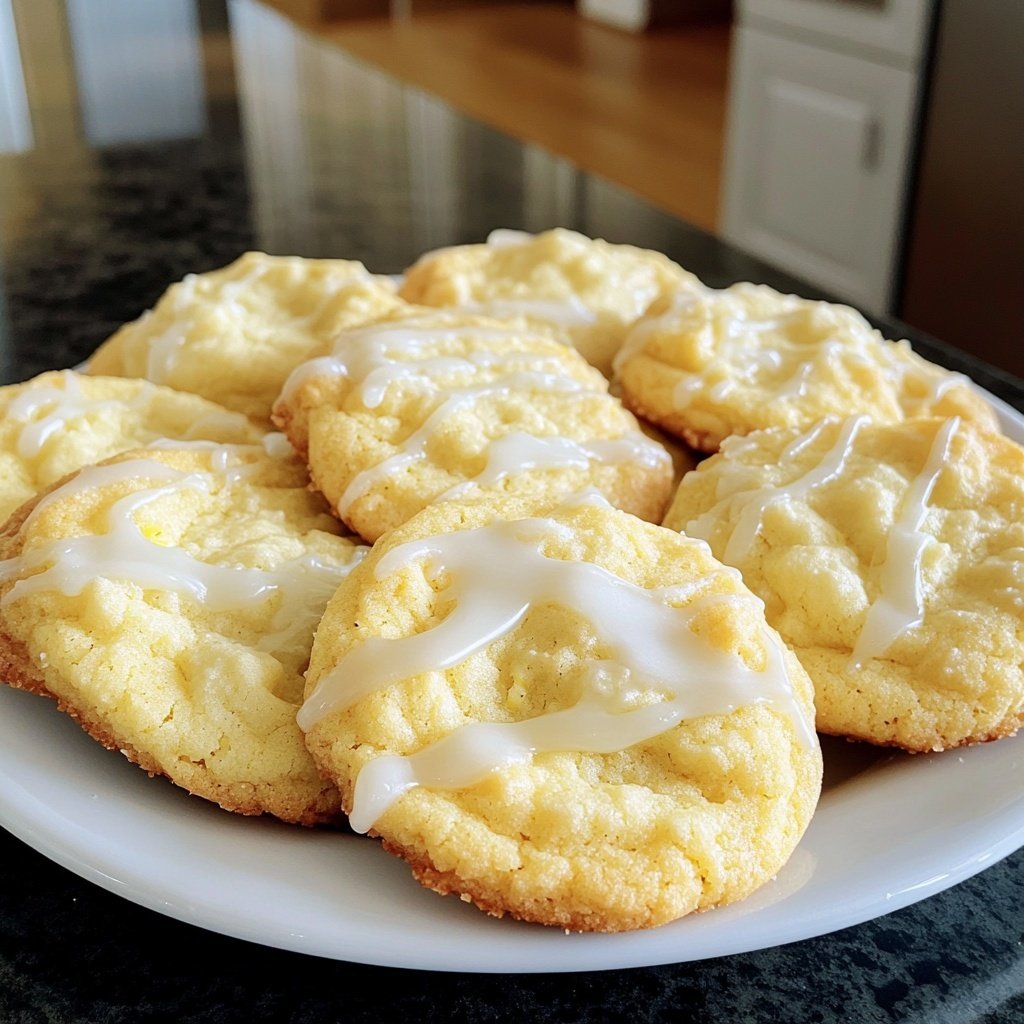 Soft & Chewy Lemon Cookies