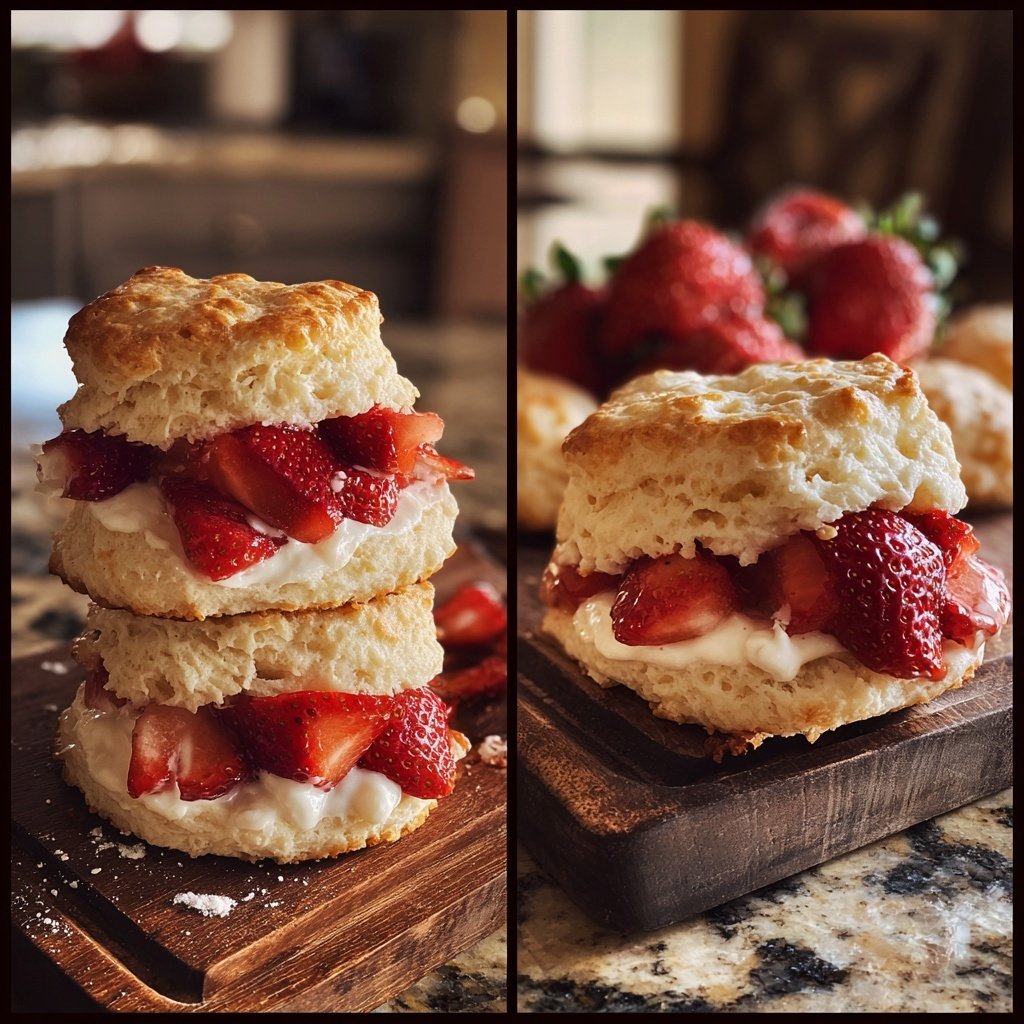 Classic Strawberry Shortcake Biscuits
