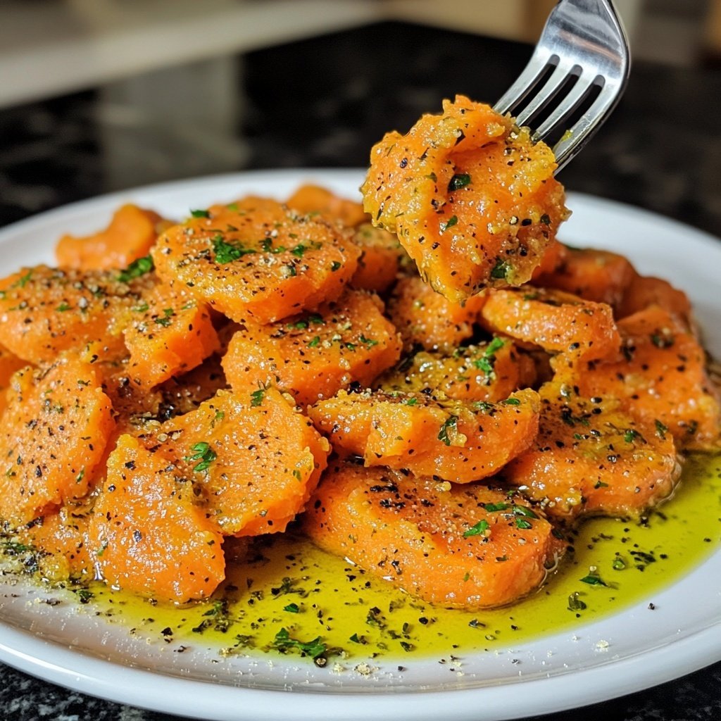 Healthy Smashed Carrots