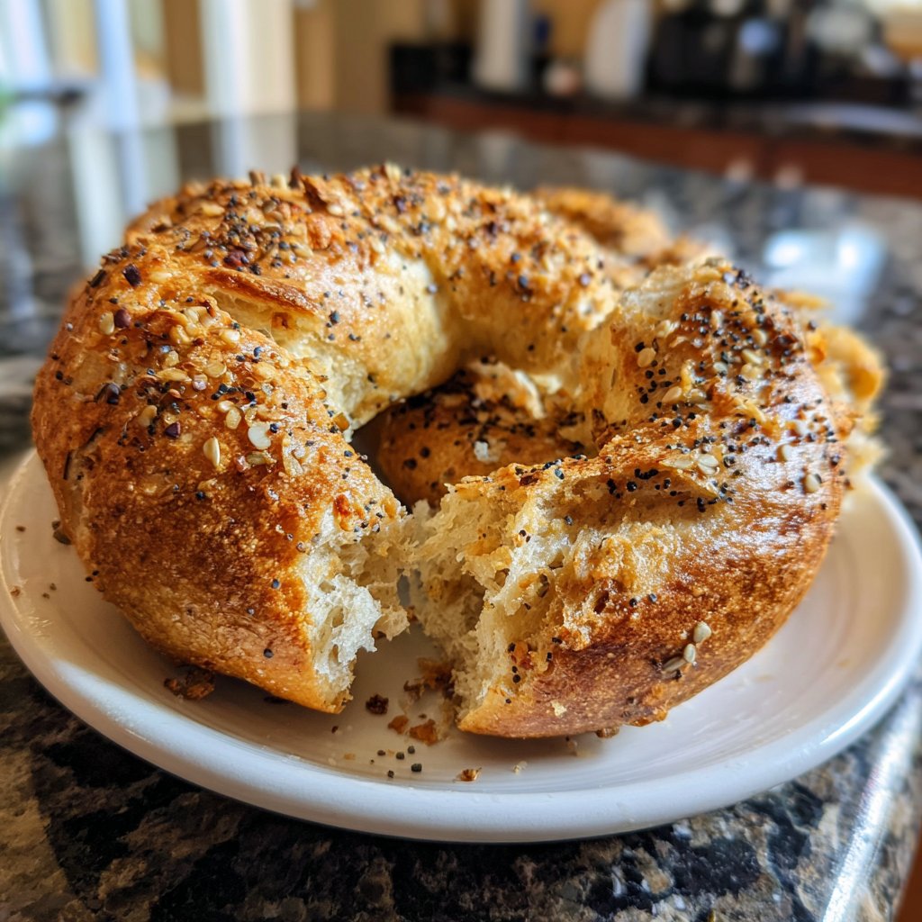 Greek Yogurt Protein Bagels Baked