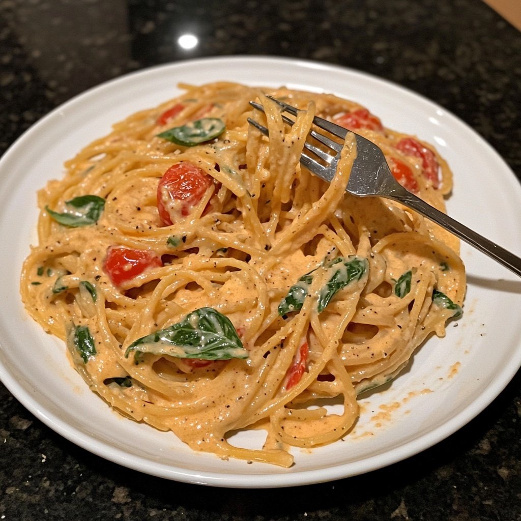 Easy One Pot Creamy Tomato Pasta