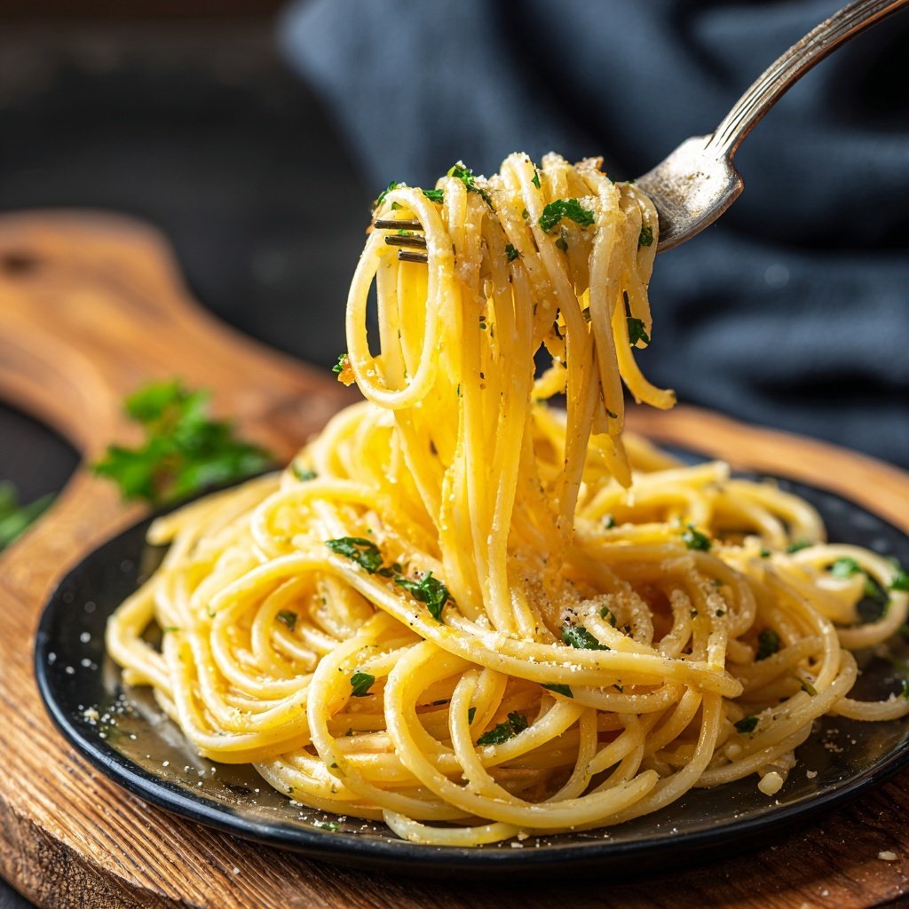 Quick & Easy 15-Minute Garlic Pasta