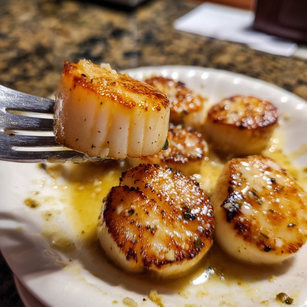 Scallops with Vanilla Butter Sauce