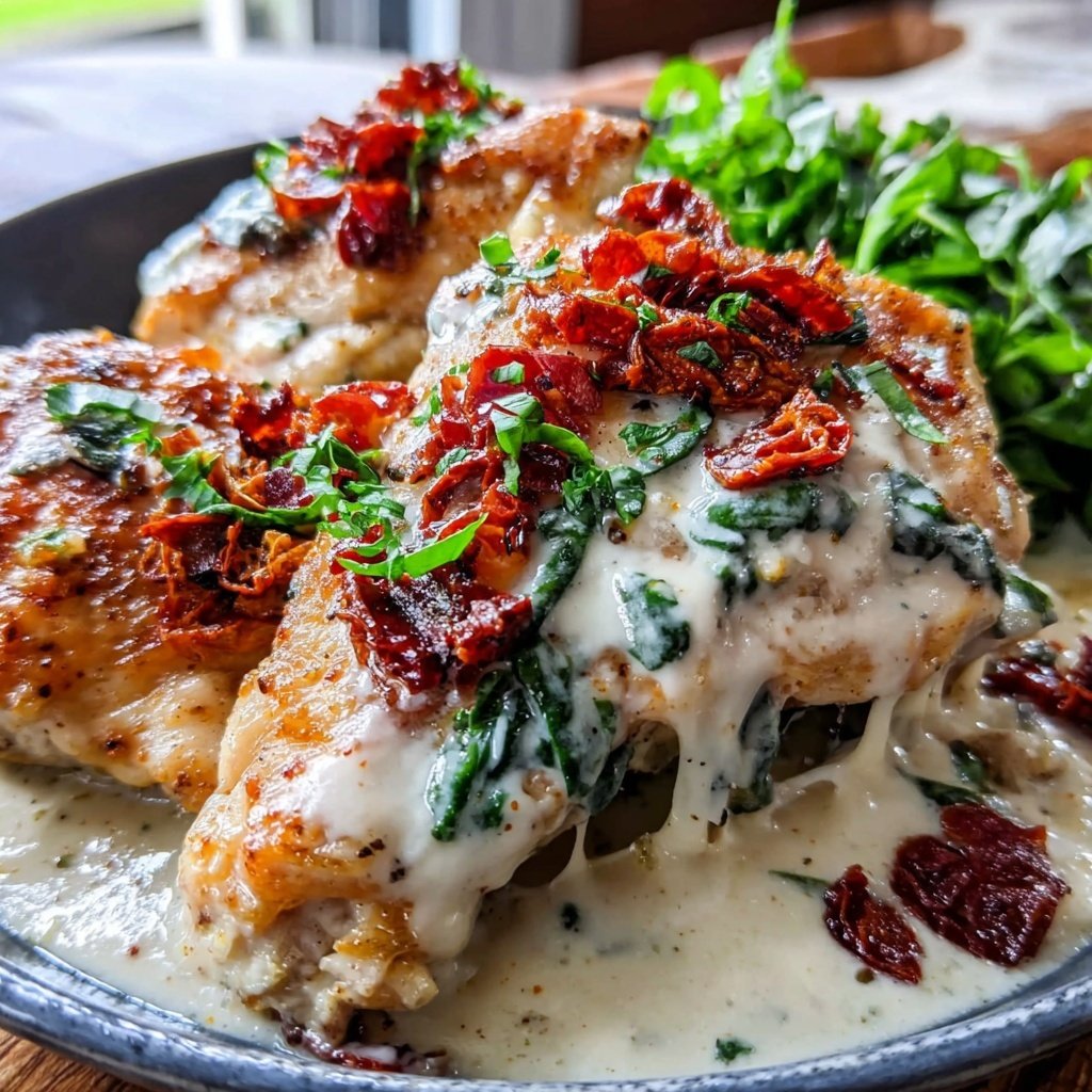 Food Recipes Creamy Tuscan Chicken